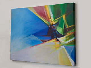 "Cajole By Glitch"- Original Abstract Painting