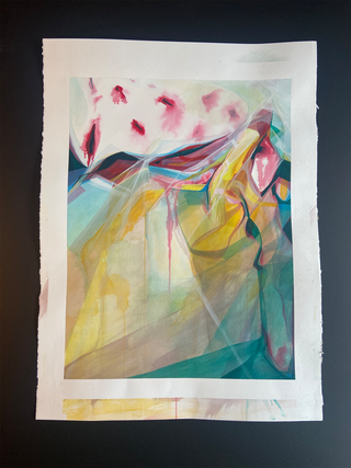 "Tracers of Disappointment" -Original Abstract Painting