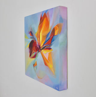 "Fire Plume Delving" -Original Abstract Painting